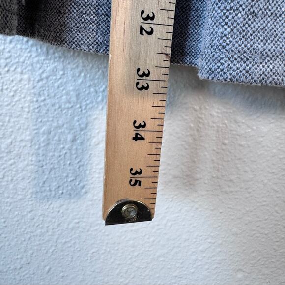 Talula Aritzia Grey Fit & Flare Mini Dress Women 2 Preppy Sleeveless Skater Twee - Picture 4 of 11